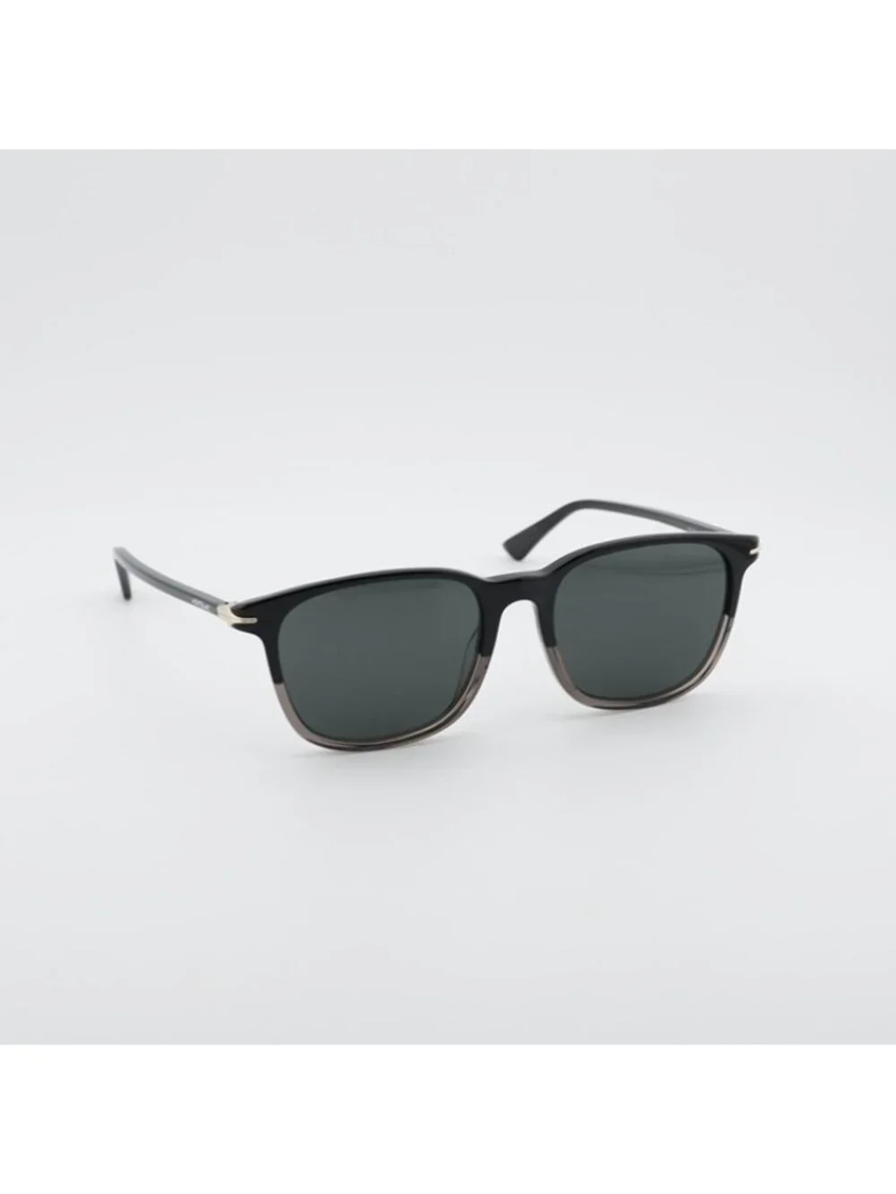 Montblanc MB0338S 003 Sunglasses Black Square Frame, Grey Lenses